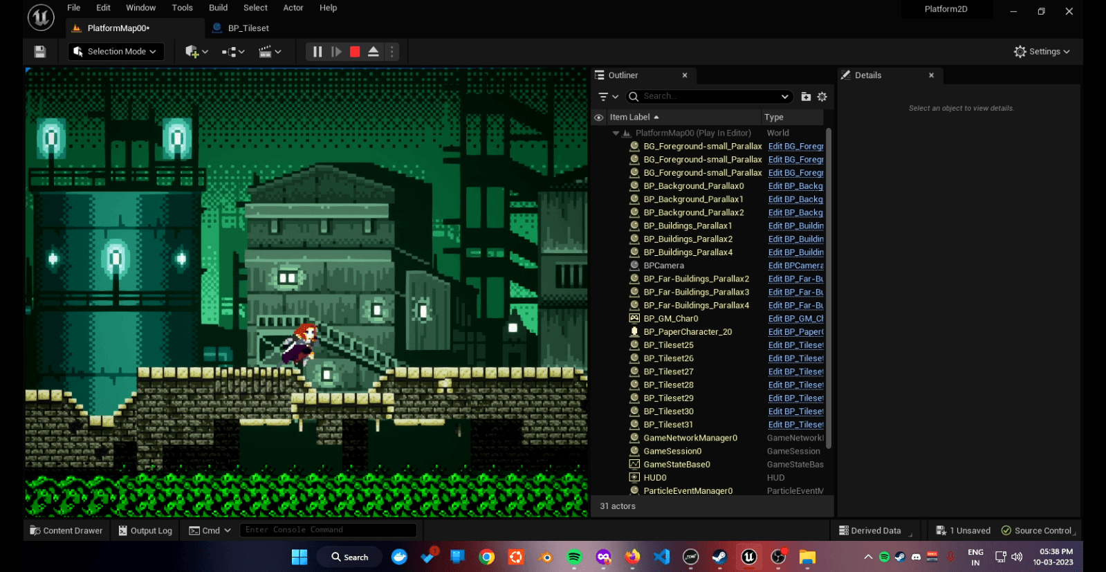 2D Endless Running Game
