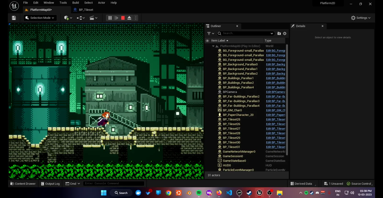 Chemical Zone 2D Game — C++ & Unreal Engine